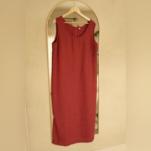 Vintage Magenta Sleeveless Dress